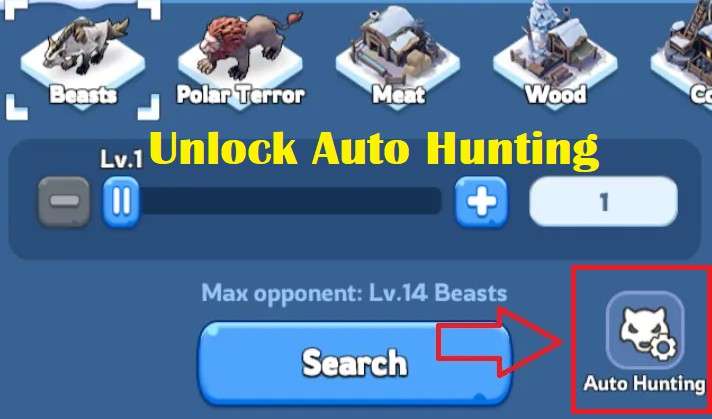 Whiteout Survival Auto Hunting